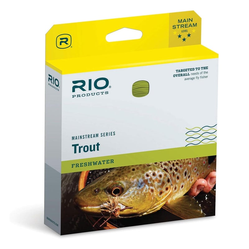 RIO PRODUCTS Mainstream Trout DT Fly Line - Developed for The Average Fly Fishermen - Easy Casting and Smooth Design - Freshwater - 5 Weight - Image 1